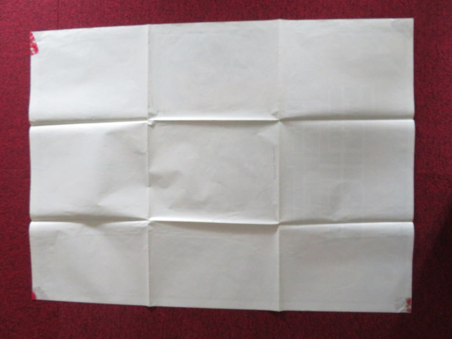 THREE ROOSTERS MEXICAN POSTER FOLDED FERNANDO ALMADA DAVID REYNOSO 1991 Rendezvous Cinema Movie posters