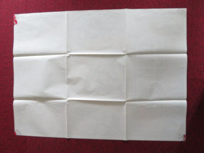 THREE ROOSTERS MEXICAN POSTER FOLDED FERNANDO ALMADA DAVID REYNOSO 1991 Rendezvous Cinema Movie posters