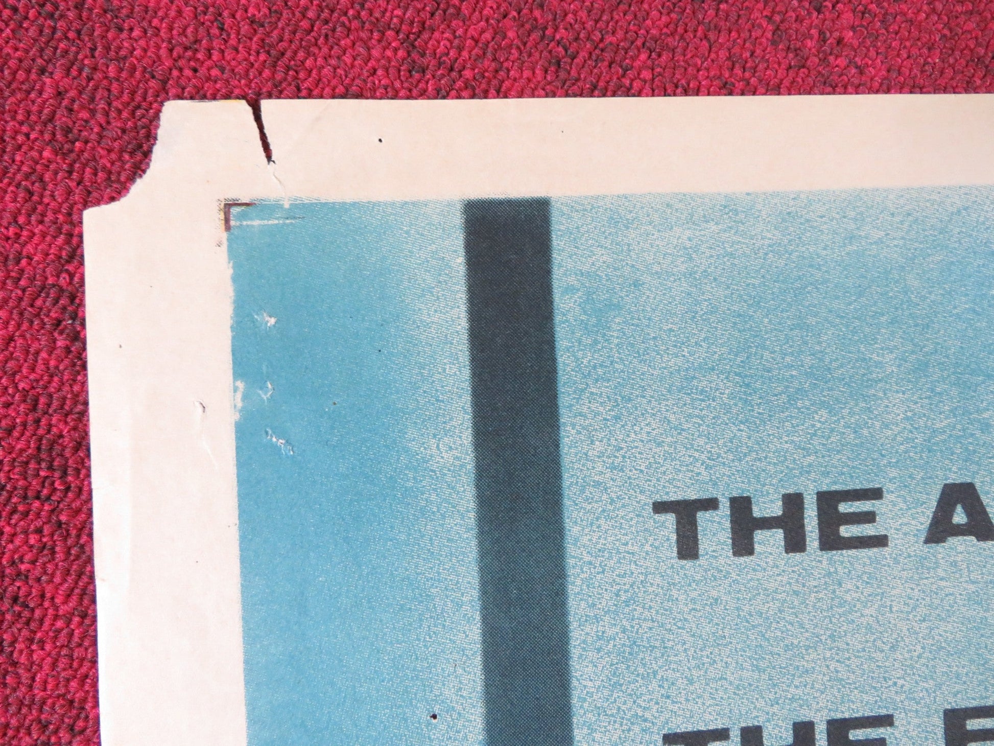 THREE STRIPES IN THE SUN FOLDED US ONE SHEET POSTER ALDO RAY PHILIP CAREY 1955 Rendezvous Cinema Movie posters