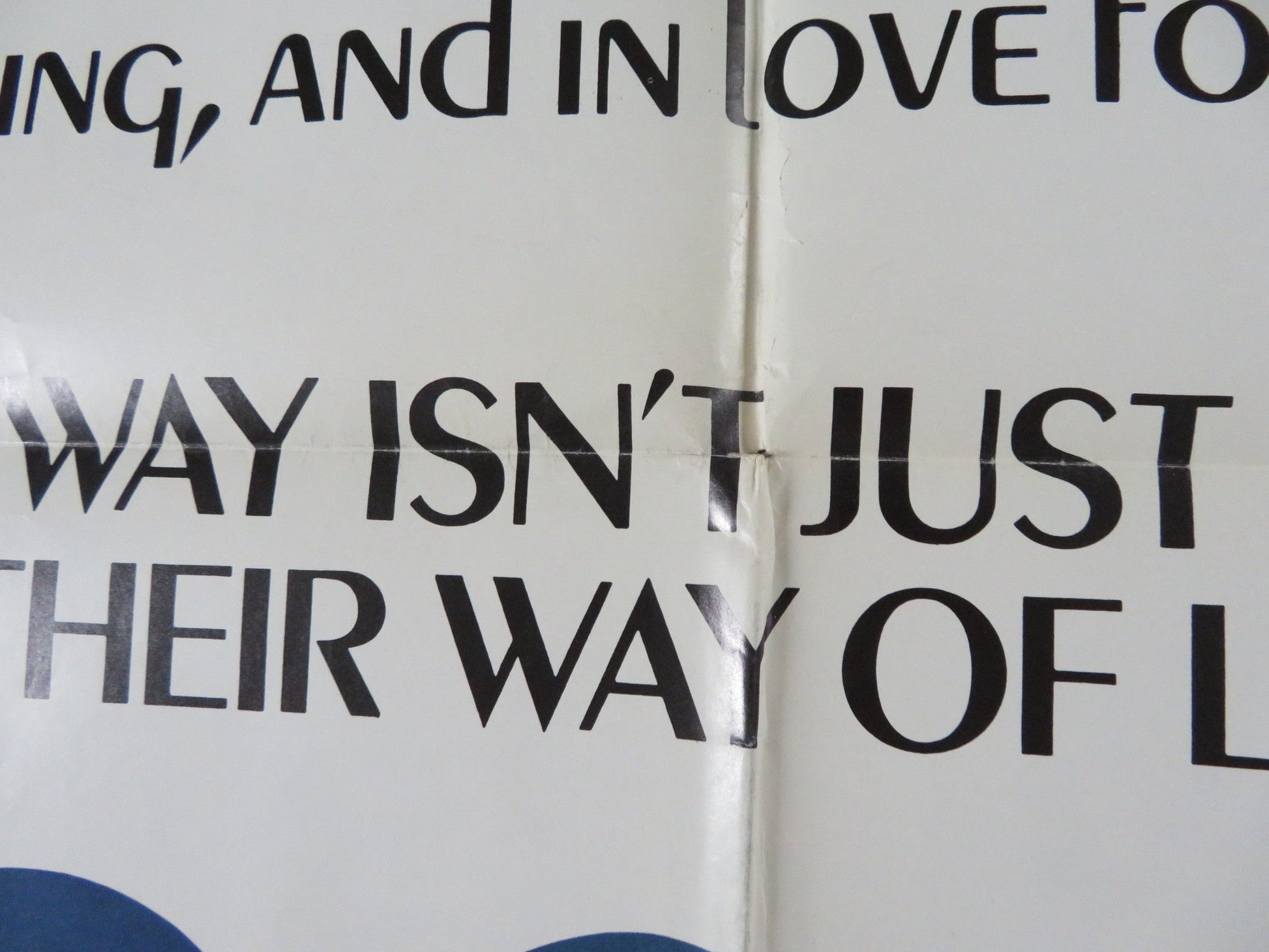 THUMB TRIPPING - STYLE A FOLDED US ONE SHEET POSTER MICHAEL BURNS M. FOSTER 1972 Rendezvous Cinema Movie posters