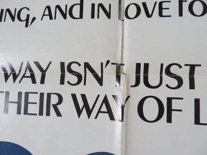 THUMB TRIPPING - STYLE A FOLDED US ONE SHEET POSTER MICHAEL BURNS M. FOSTER 1972 Rendezvous Cinema Movie posters