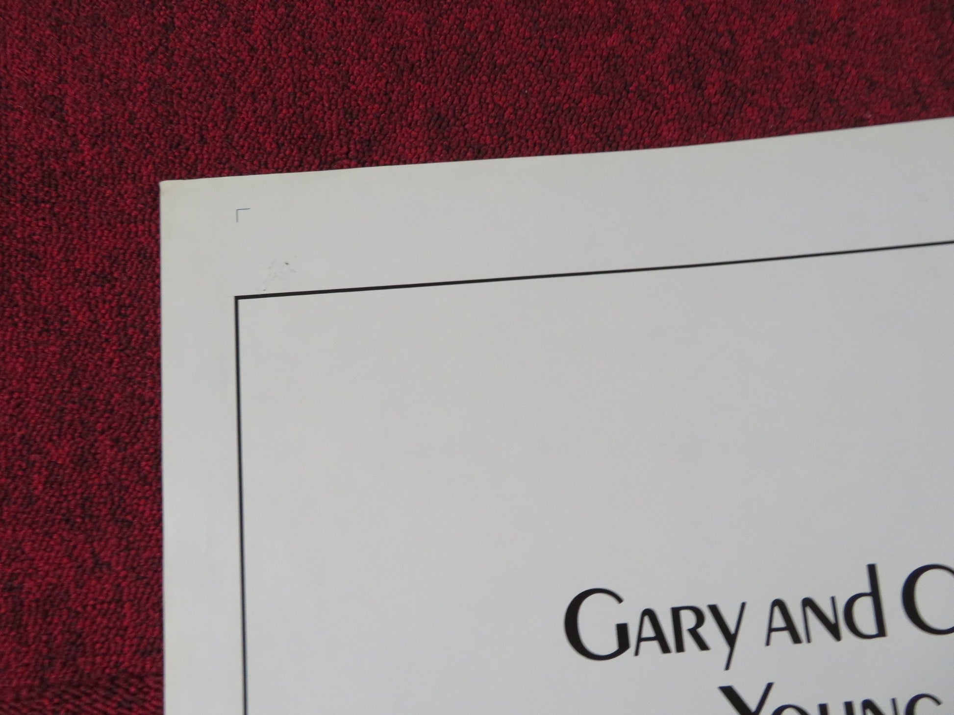 THUMB TRIPPING - STYLE A FOLDED US ONE SHEET POSTER MICHAEL BURNS M. FOSTER 1972 Rendezvous Cinema Movie posters