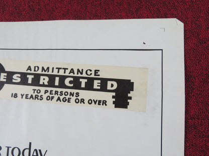 THUMB TRIPPING - STYLE A FOLDED US ONE SHEET POSTER MICHAEL BURNS M. FOSTER 1972 Rendezvous Cinema Movie posters