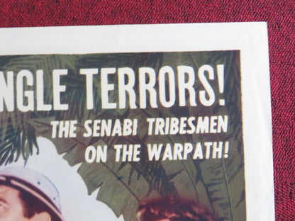 THUNDER OVER SANGOLAND FOLDED US ONE SHEET POSTER JON HALL RAY MONTGOMERY 1955 Rendezvous Cinema Movie posters