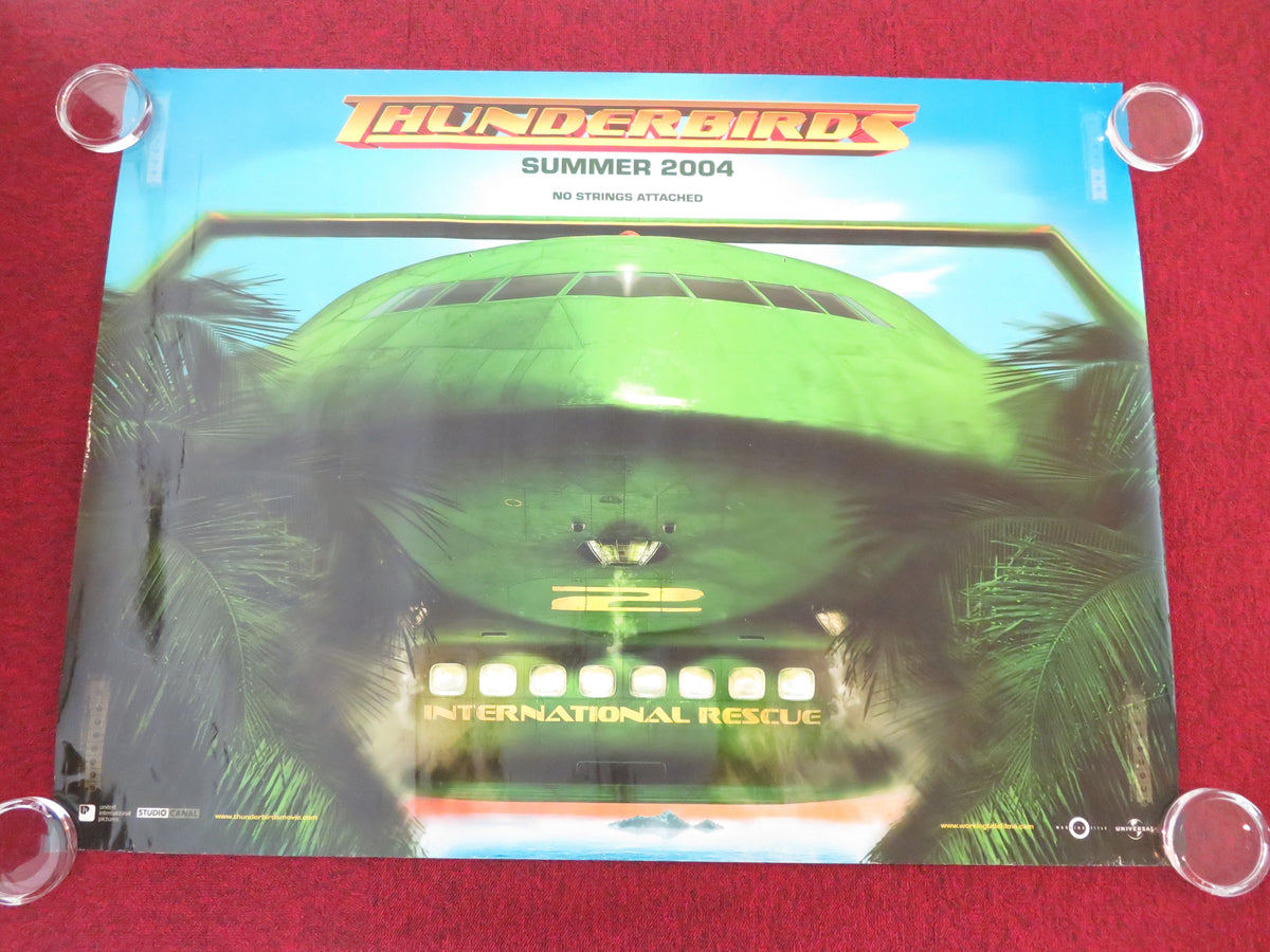 Thunderbirds - B UK Quad Rolled Poster Brady Corbet Bill Paxton 2004 Movie posters