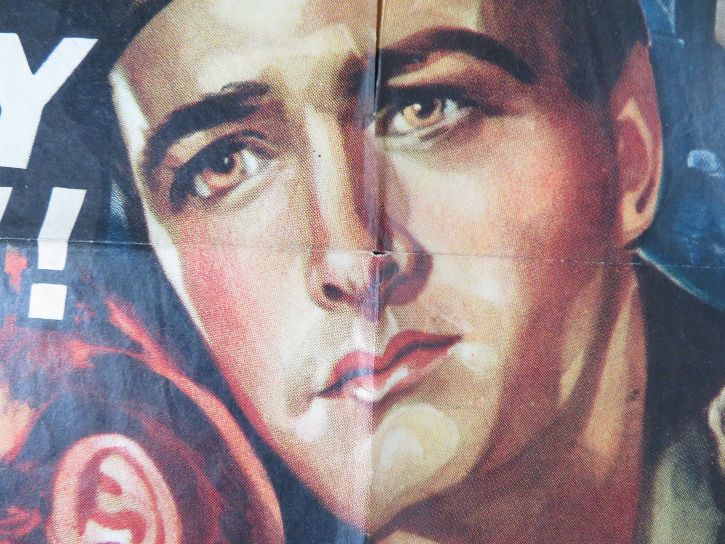 THUNDERBIRDS FOLDED US ONE SHEET POSTER JOHN DEREK JOHN DREW BARRYMORE 1952 Rendezvous Cinema Movie posters