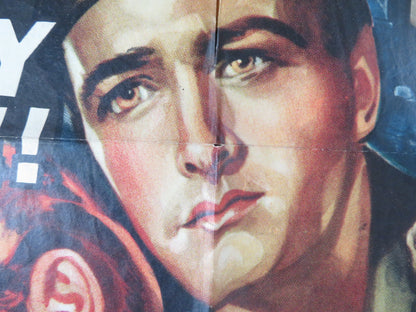 THUNDERBIRDS FOLDED US ONE SHEET POSTER JOHN DEREK JOHN DREW BARRYMORE 1952 Rendezvous Cinema Movie posters