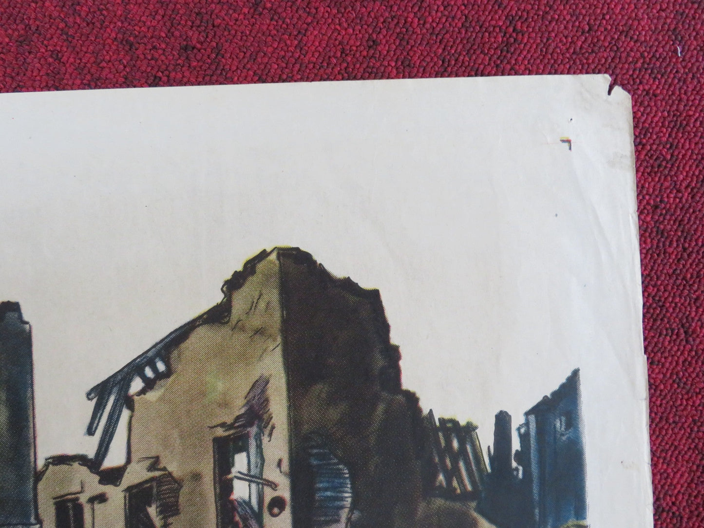 THUNDERBIRDS FOLDED US ONE SHEET POSTER JOHN DEREK JOHN DREW BARRYMORE 1952 Rendezvous Cinema Movie posters