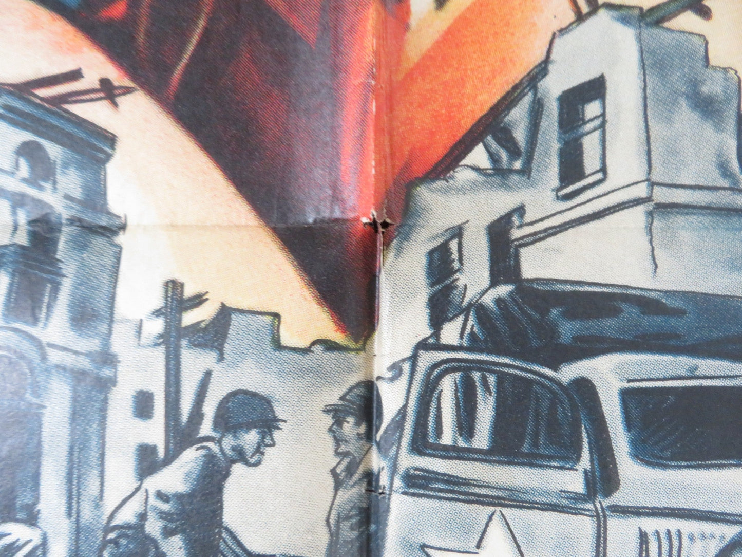 THUNDERBIRDS FOLDED US ONE SHEET POSTER JOHN DEREK JOHN DREW BARRYMORE 1952 Rendezvous Cinema Movie posters