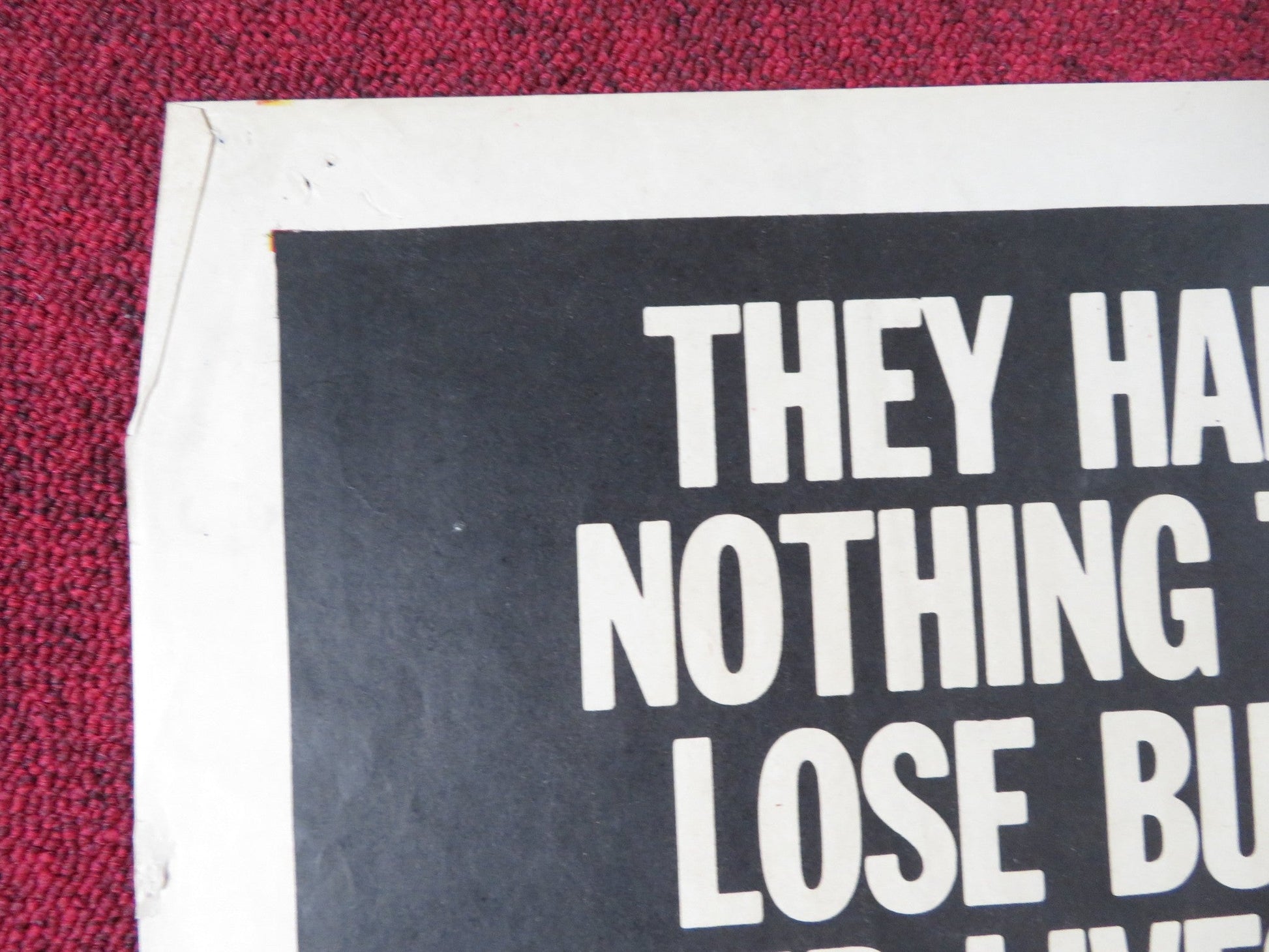 THUNDERBIRDS FOLDED US ONE SHEET POSTER JOHN DEREK JOHN DREW BARRYMORE 1952 Rendezvous Cinema Movie posters