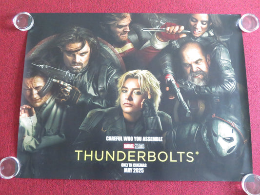THUNDERBOLTS* - A UK QUAD ROLLED POSTER MARVEL FLORENCE PUGH DAVID HARBOUR 2025 Movie posters