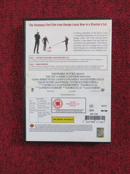 THX 1138 - THE GEORGE LUCAS DIRECTOR'S CUT (DVD) ROBERT DUVALL 1971 REGION 2 Rendezvous Cinema Movie posters