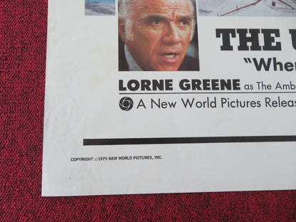 TIDAL WAVE FOLDED US ONE SHEET POSTER LORNE GREENE RHONDA HOPKINS 1975 Movie posters