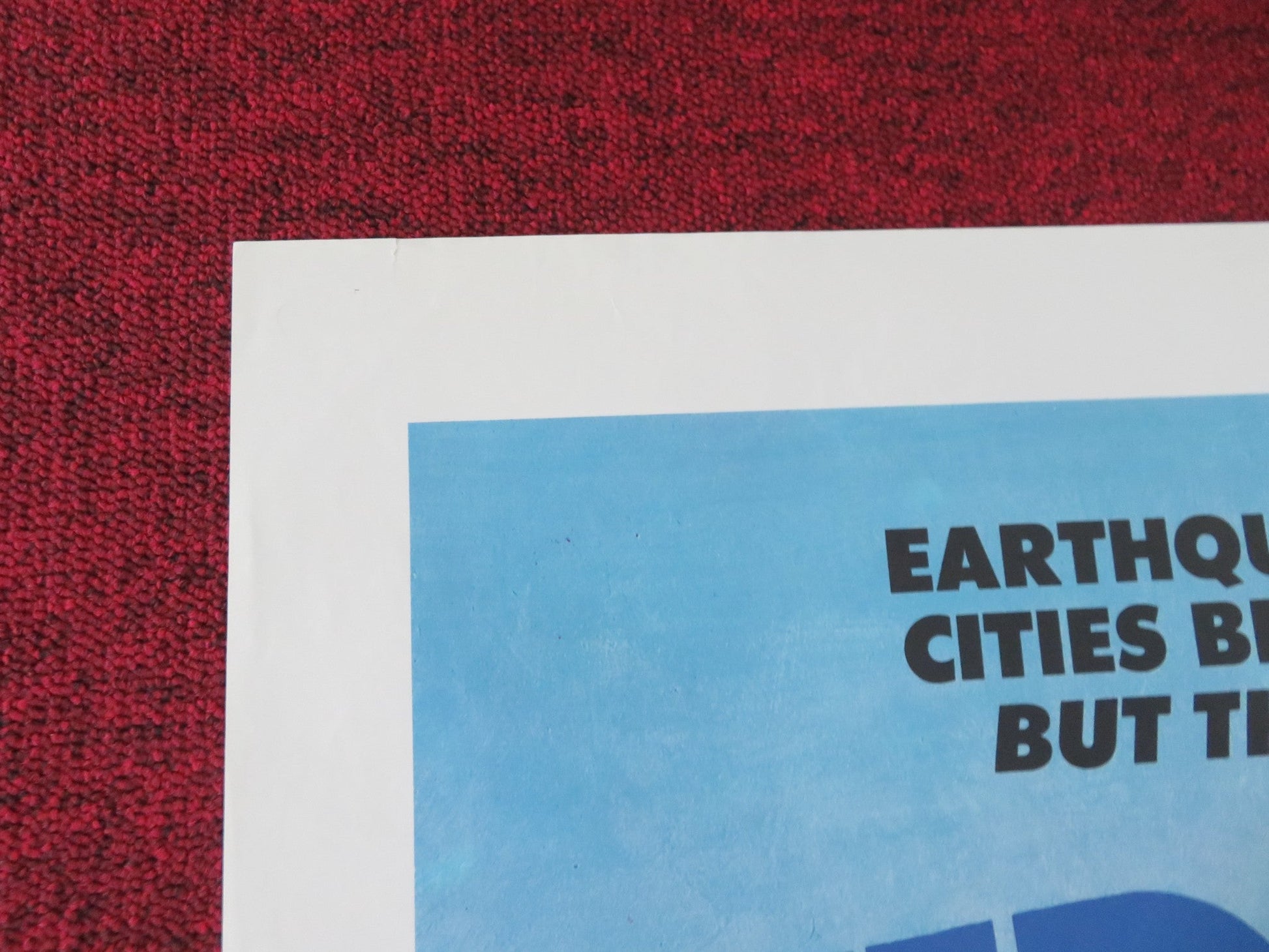 TIDAL WAVE FOLDED US ONE SHEET POSTER LORNE GREENE RHONDA HOPKINS 1975 Movie posters