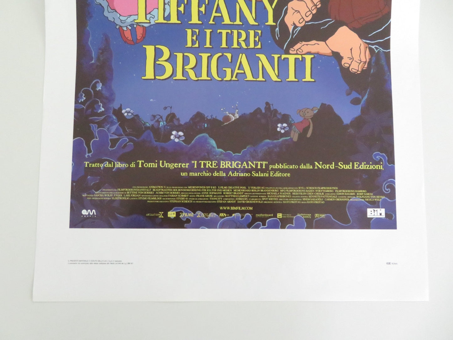 Tiffany e i tre briganti - B Italian Locandina Poster Joachim Król Bela B. 2007 Movie posters