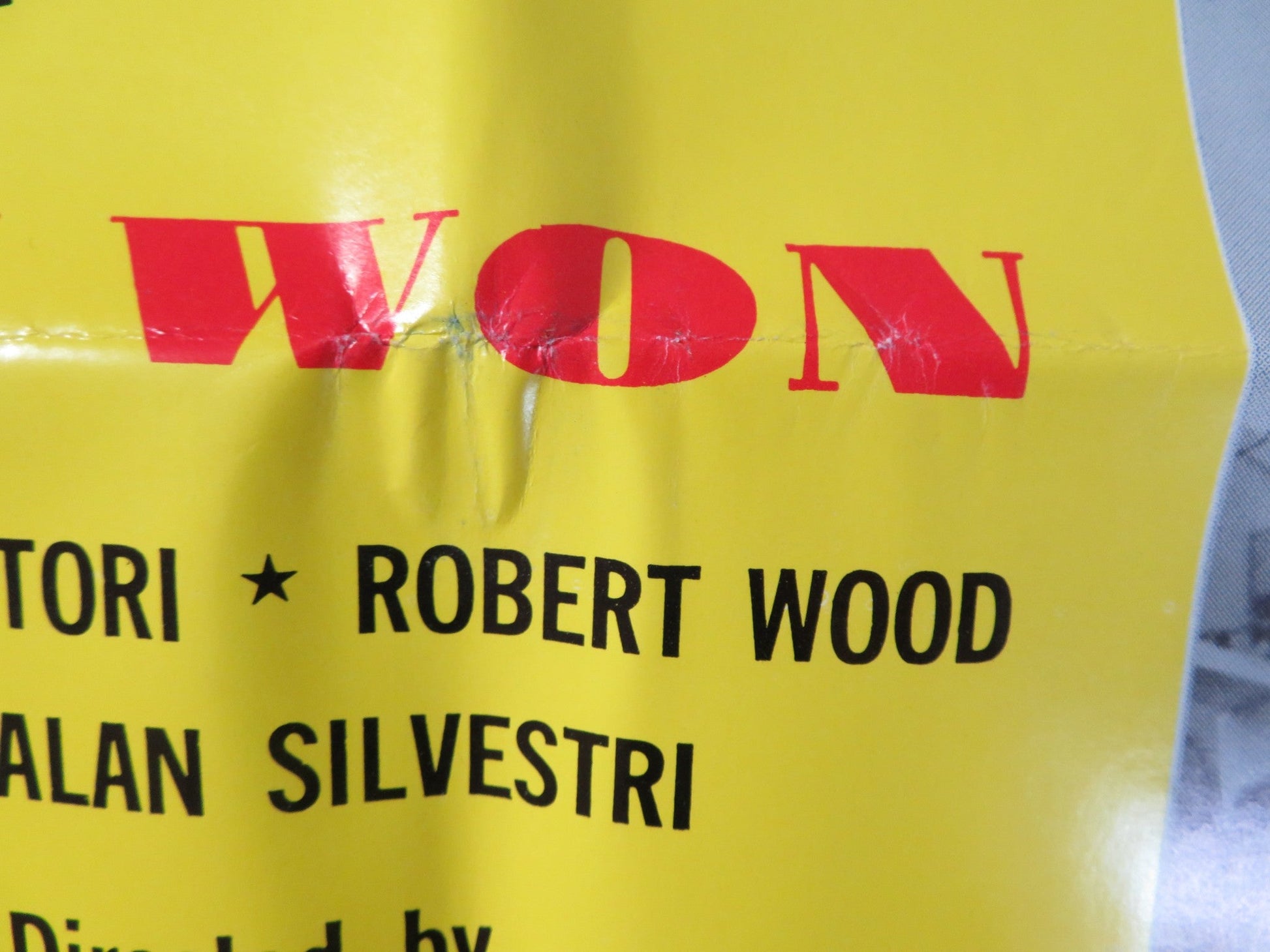 TIGER MAN FOLDED US ONE SHEET POSTER DON WONG CECIL PEOPLES 1983 Rendezvous Cinema Movie posters