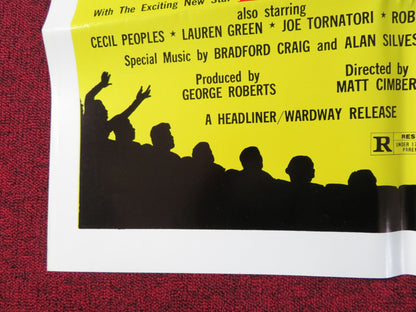 TIGER MAN FOLDED US ONE SHEET POSTER DON WONG CECIL PEOPLES 1983 Rendezvous Cinema Movie posters