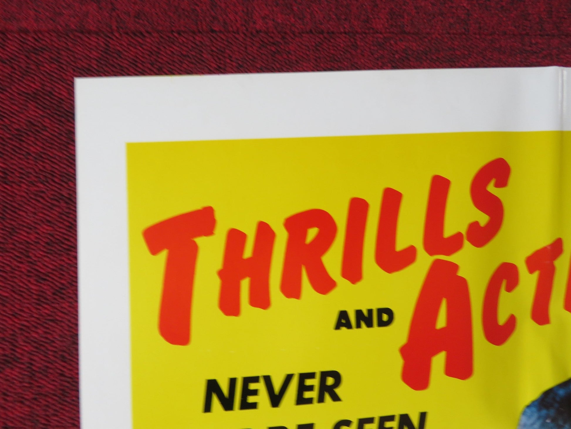 TIGER MAN FOLDED US ONE SHEET POSTER DON WONG CECIL PEOPLES 1983 Rendezvous Cinema Movie posters