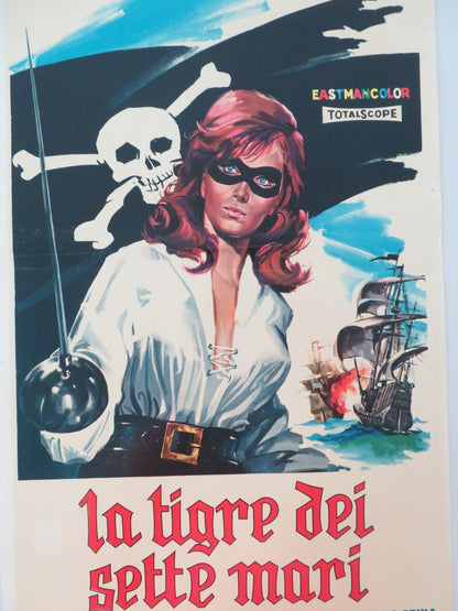 TIGER OF THE SEVEN SEAS ITALIAN LOCANDINA POSTER GIANNA MARIA CANALE 1962 Movie posters