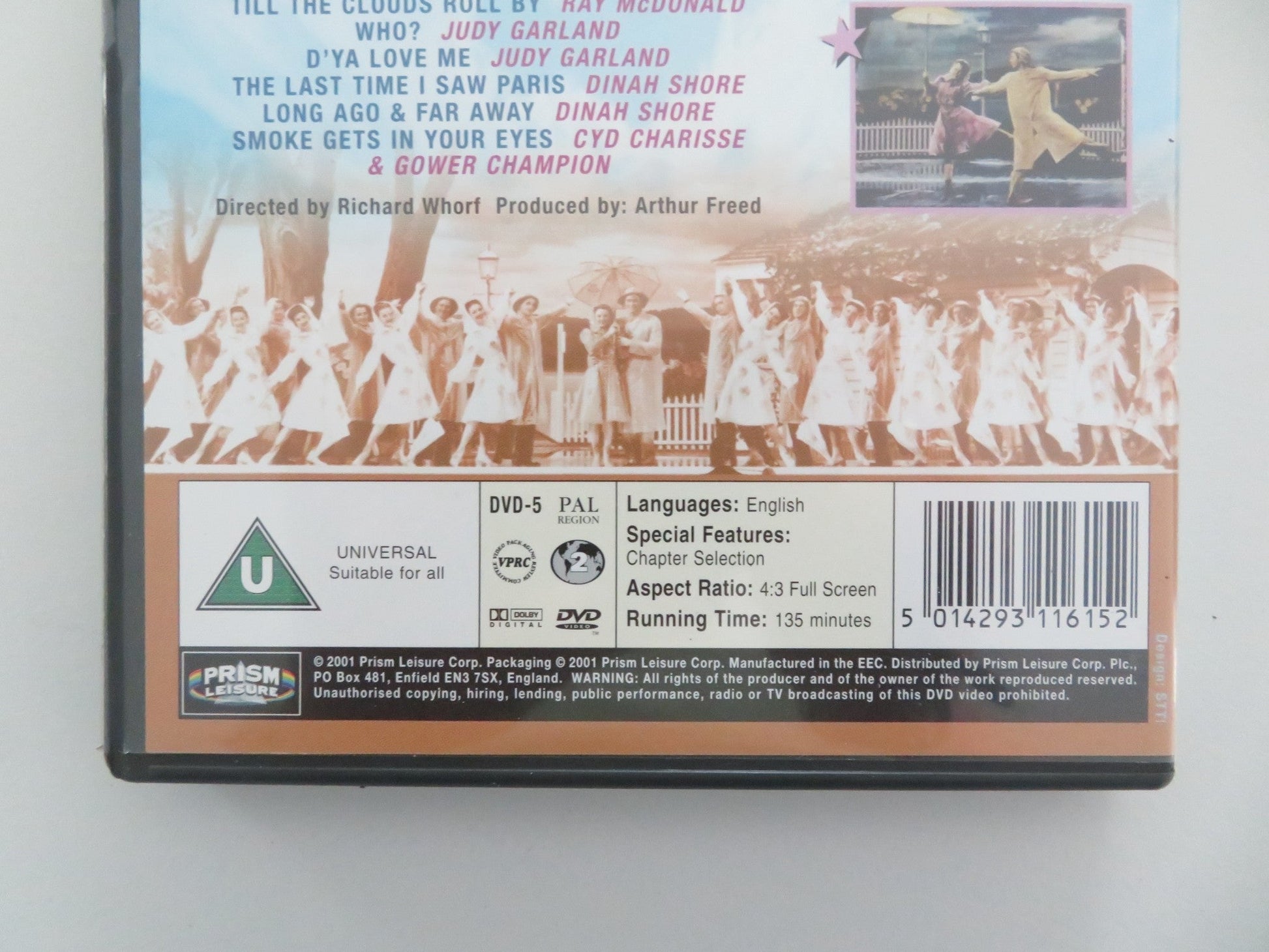 TILL THE CLOUDS ROLL BY (DVD) FRANK SINATRA JUDY GARLAND 1946 REGION 2 Movie posters