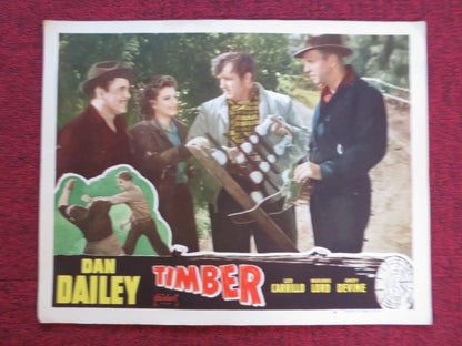 TIMBER! US LOBBY CARD FULL SET DAN DAILEY LEO CARRILLO R1948 Rendezvous Cinema Movie posters
