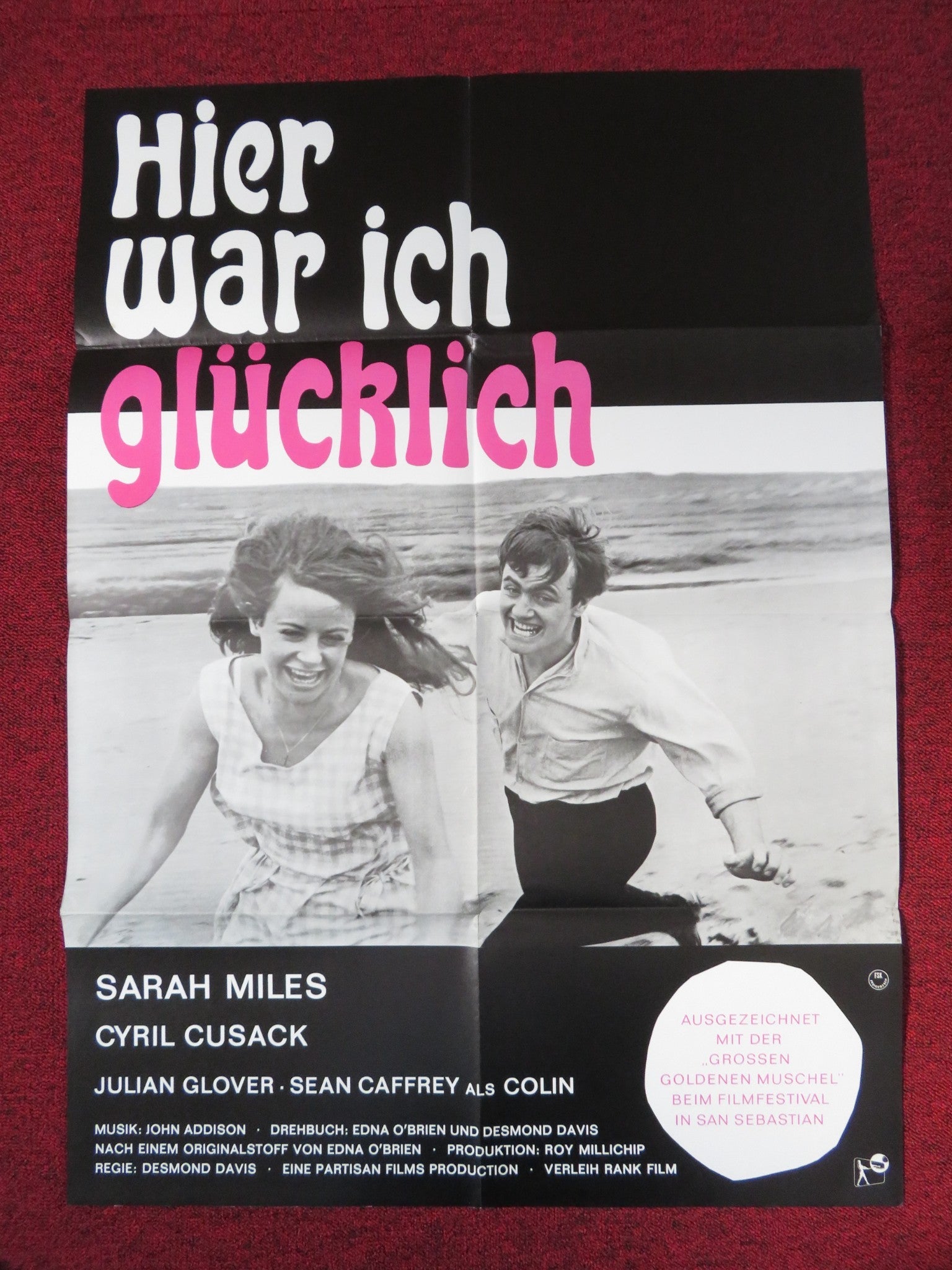 TIME LOST AND TIME REMEMBERED GERMAN A1 POSTER FOLDED SARAH MILES 1966 Rendezvous Cinema Movie posters