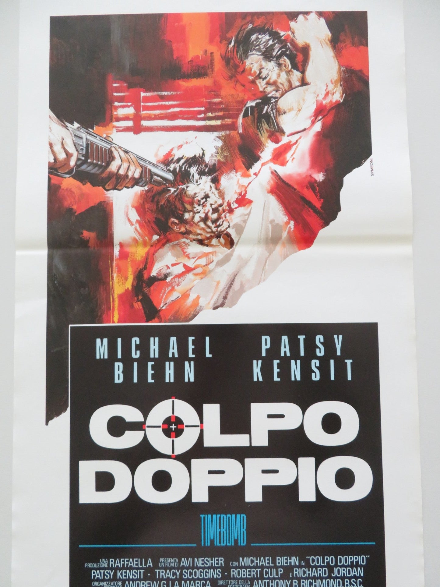 TIMEBOMB ITALIAN LOCANDINA POSTER MICHAEL BIEHN PATSY KENSIT 1992 Movie posters