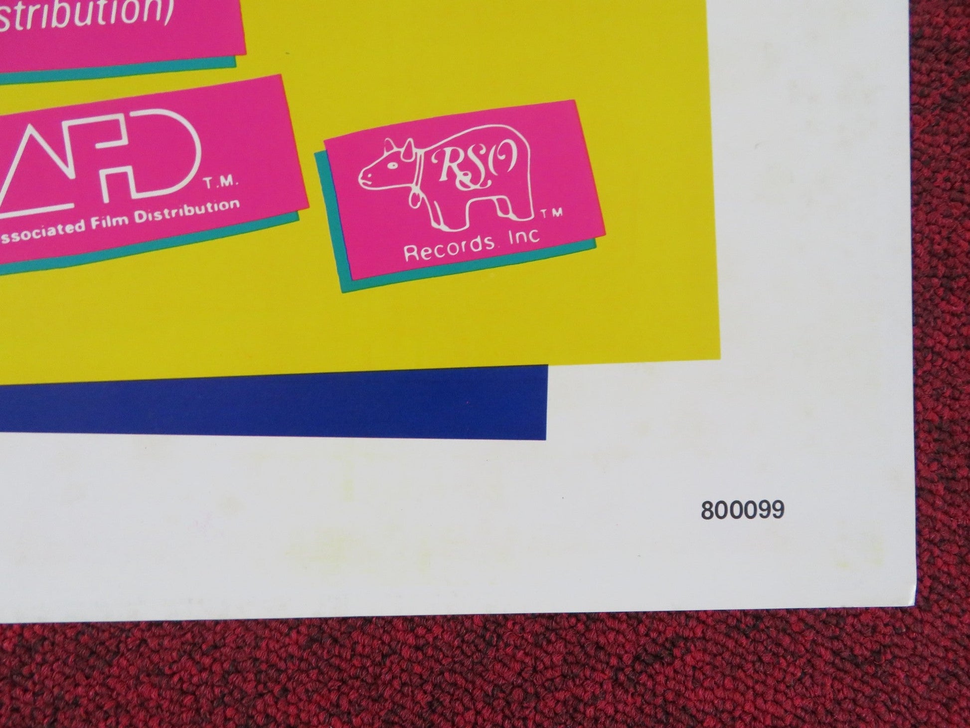 TIMES SQUARE FOLDED US ONE SHEET POSTER TIM CURRY TRINI ALVARADO 1980 Rendezvous Cinema Movie posters