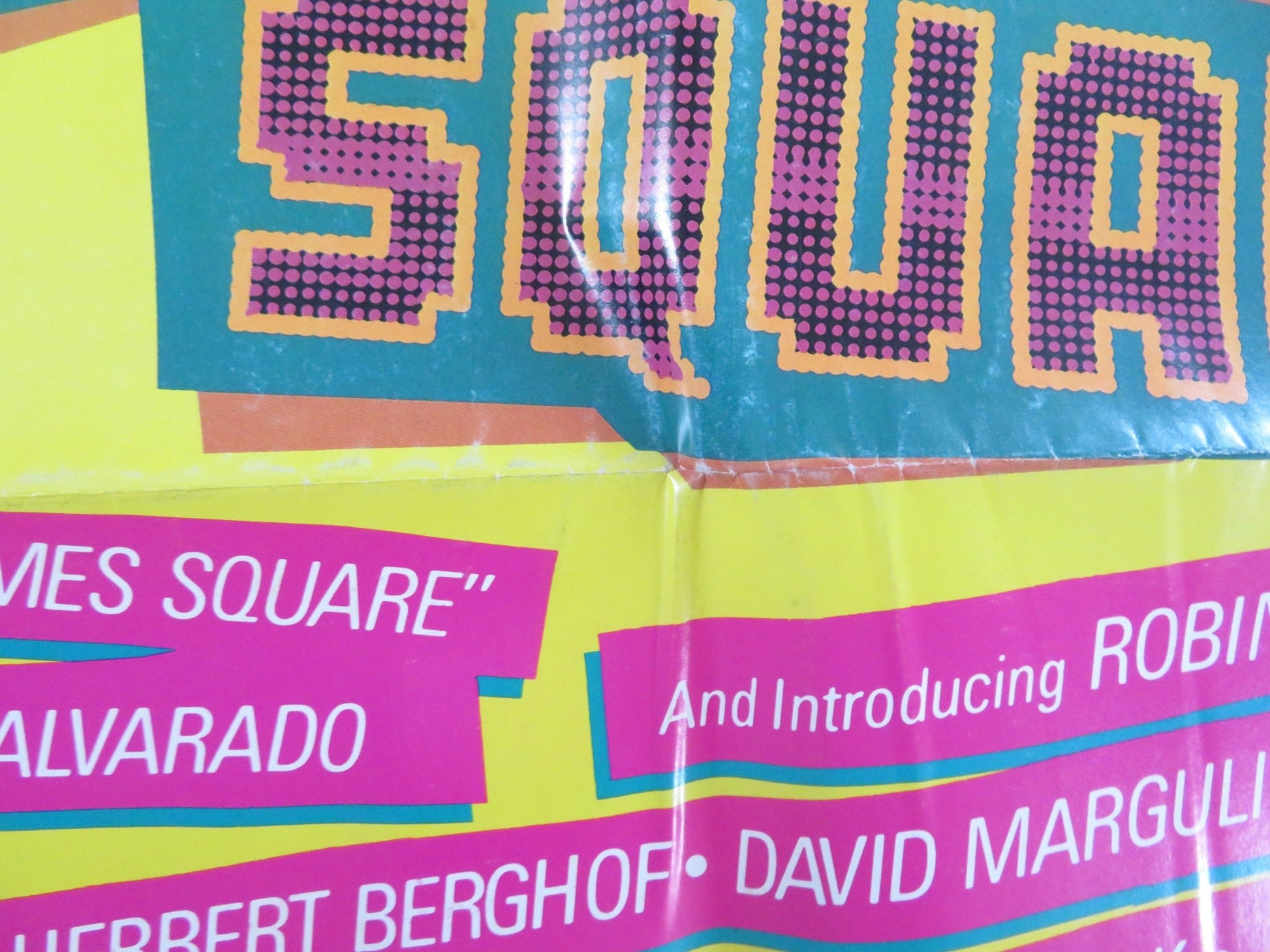 TIMES SQUARE FOLDED US ONE SHEET POSTER TIM CURRY TRINI ALVARADO 1980 Rendezvous Cinema Movie posters