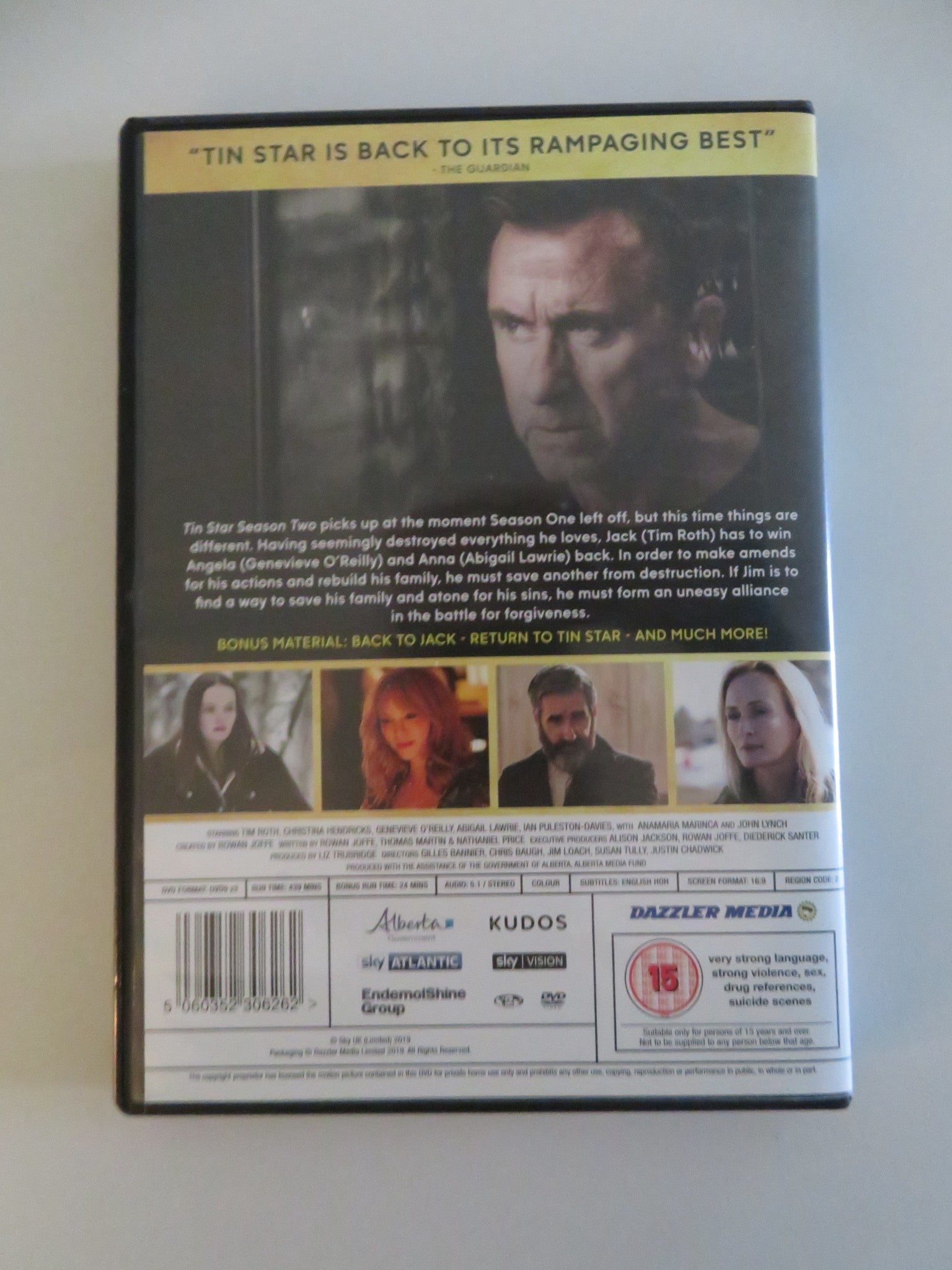 TIN STAR - THE COMPLETE SEASON TWO (DVD) TIM ROTH 2019 REGION 2 Movie posters