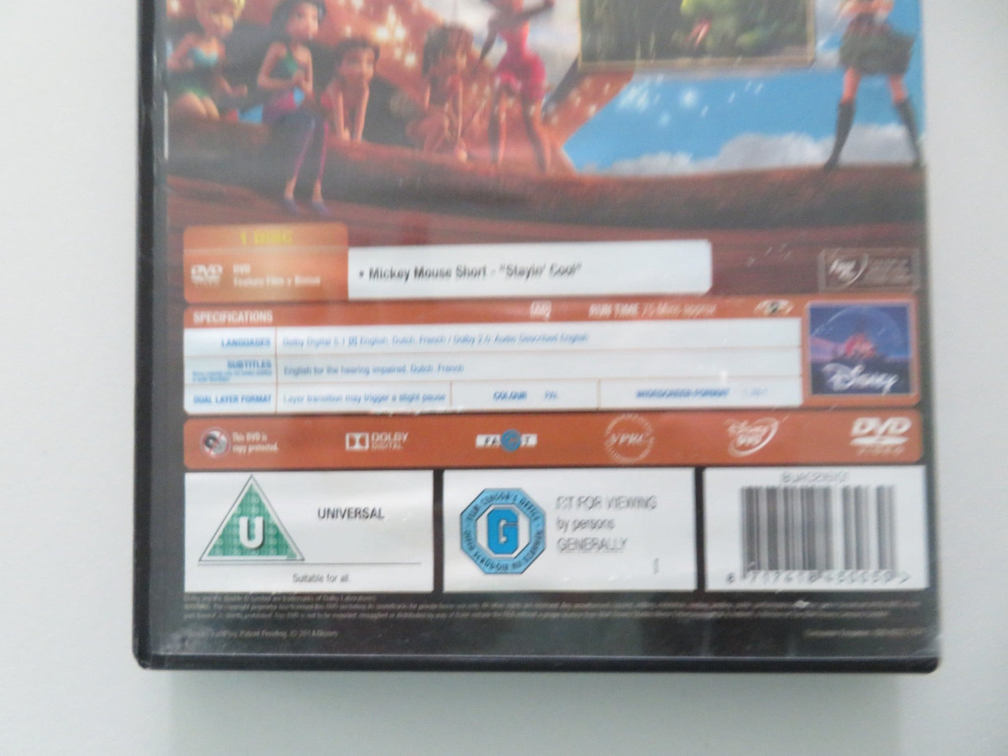 Tinker Bell and the Pirate Fairy (DVD) Disney Mae Whitman 2014 Region 2 Movie posters