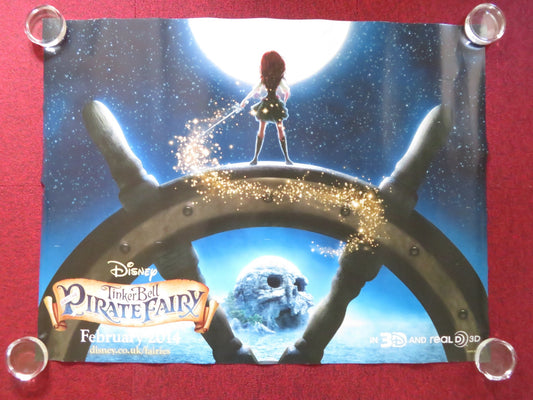TINKER BELL AND THE THE PIRATE FAIRY UK QUAD ROLLED POSTER DISNEY WHITMAN 2014 Rendezvous Cinema Movie posters