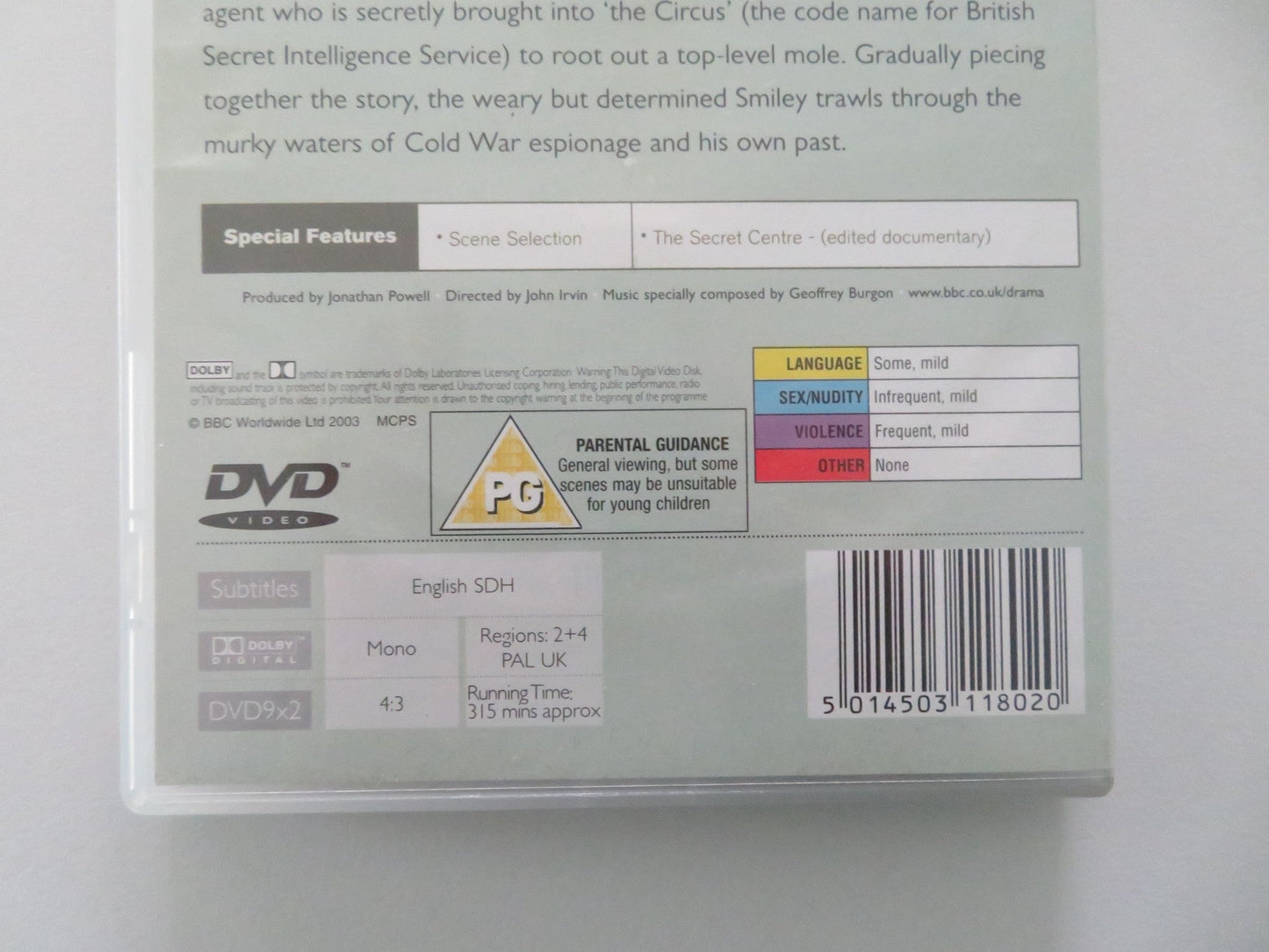 Tinker, Tailor, Soldier, Spy (DVD) Alec Guinness Ian Richard 1979 Region 2, 4 Movie posters