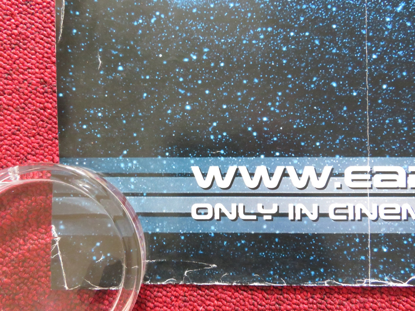 TITAN A. E. UK QUAD ROLLED POSTER DREW BARRYMORE JIM BREUER 2000 Rendezvous Cinema Movie posters