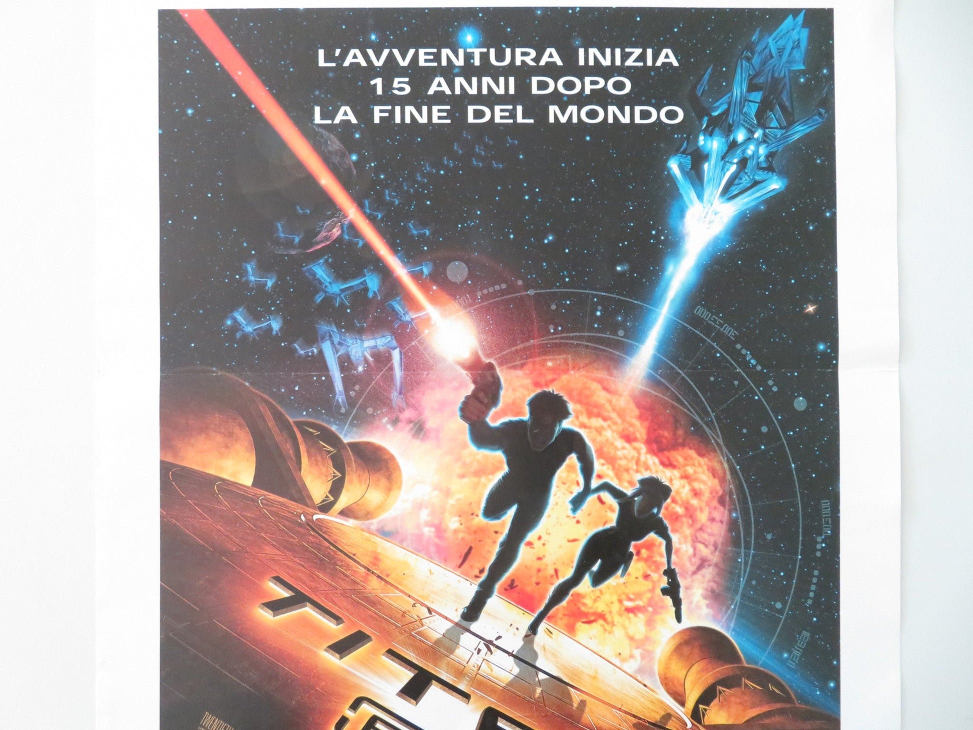 TITAN A.E ITALIAN LOCANDINA POSTER DREW BARRYMORE JIM BREUER 2000 Movie posters