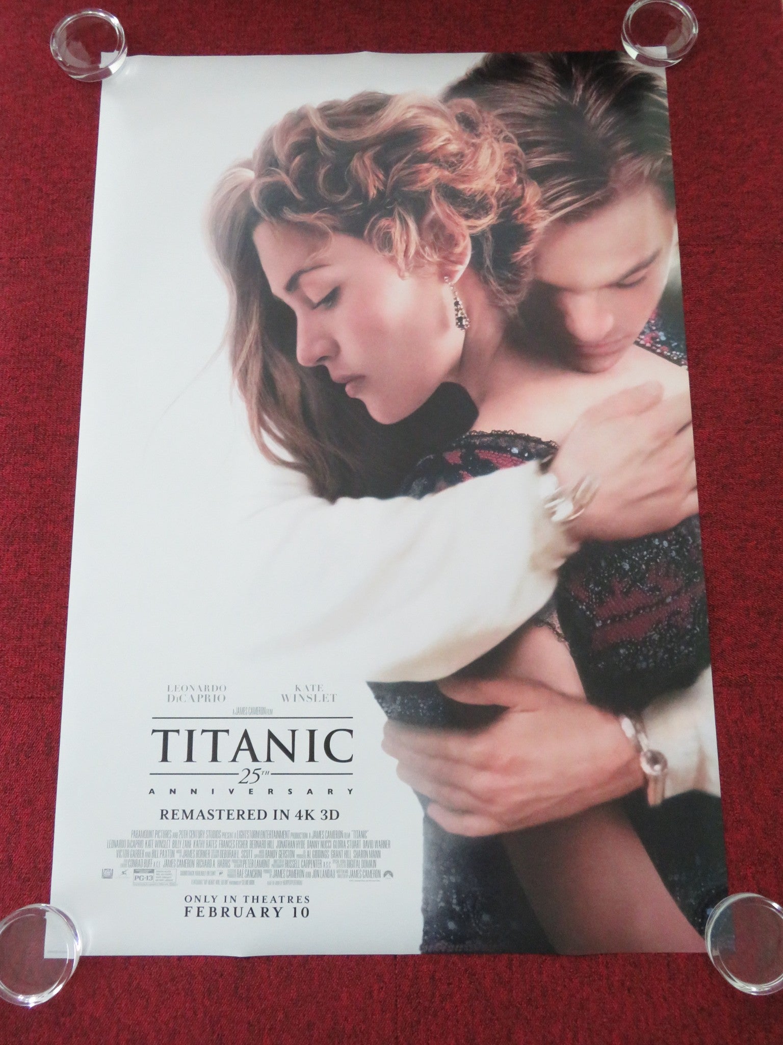 TITANIC - 25TH ANNIVERSARY - A US ONE SHEET ROLLED POSTER LEONARDO DICAPRIO 2023 Movie posters