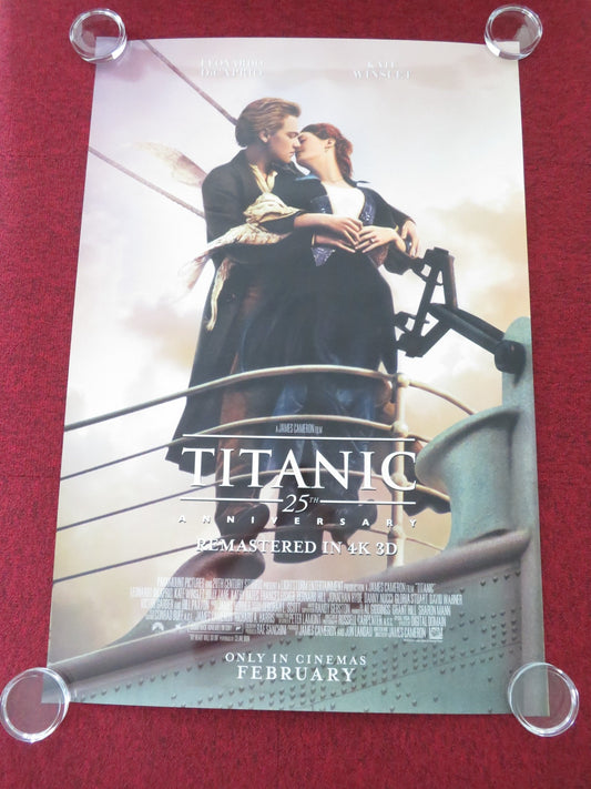 TITANIC 25TH ANNIVERSARY - B US ONE SHEET ROLLED POSTER DICAPRIO WINSLET 2023 Movie posters