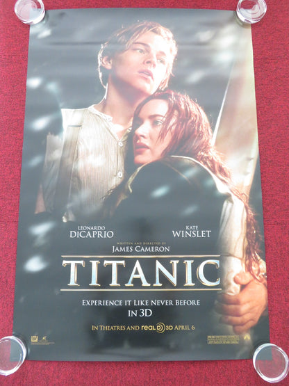 TITANIC 3D ONE SHEET ROLLED POSTER LEONARDO DICAPRIO KATE WINSLET 2011 Movie posters