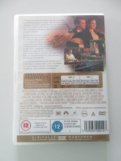 Titanic - B (DVD) Leonardo DiCaprio Kate Winslet 1997 Region 2 Movie posters