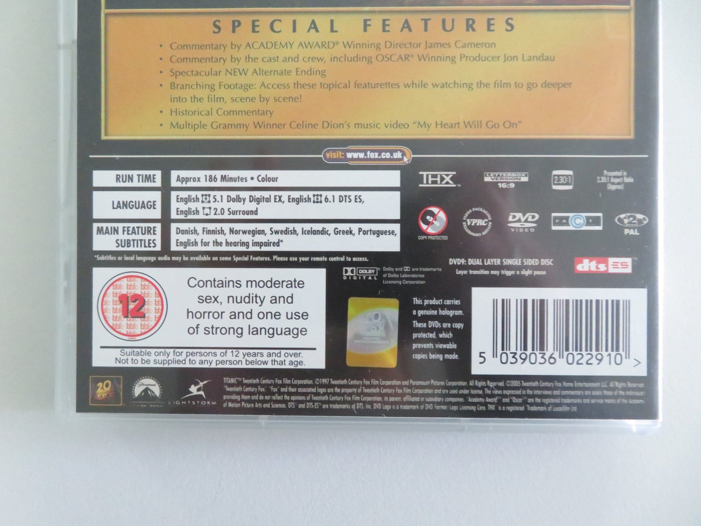 Titanic - Special Edition (DVD) Leonardo DiCaprio Kate Winslet 1997 Region 2 Movie posters
