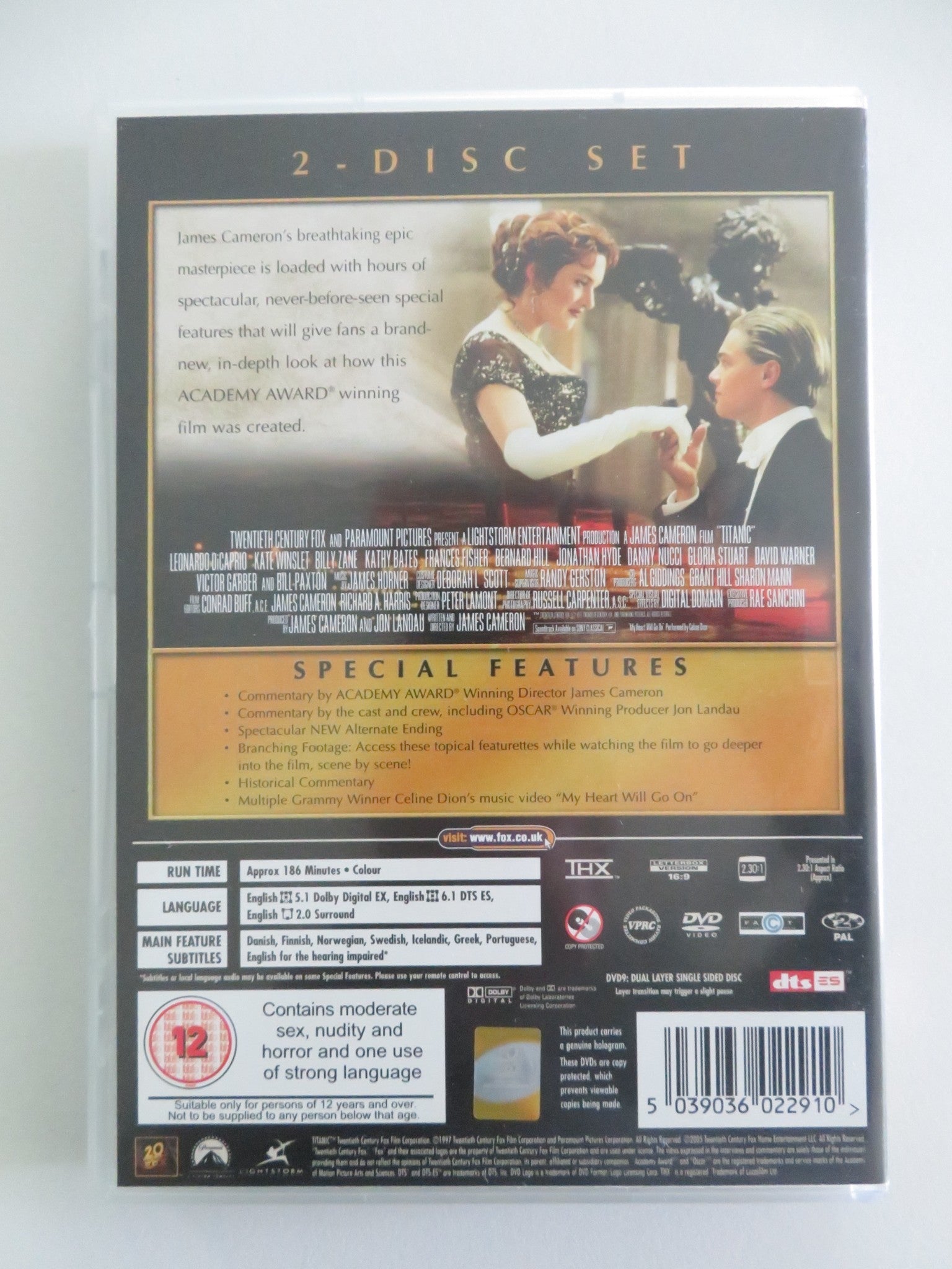 Titanic - Special Edition (DVD) Leonardo DiCaprio Kate Winslet 1997 Region 2 Movie posters