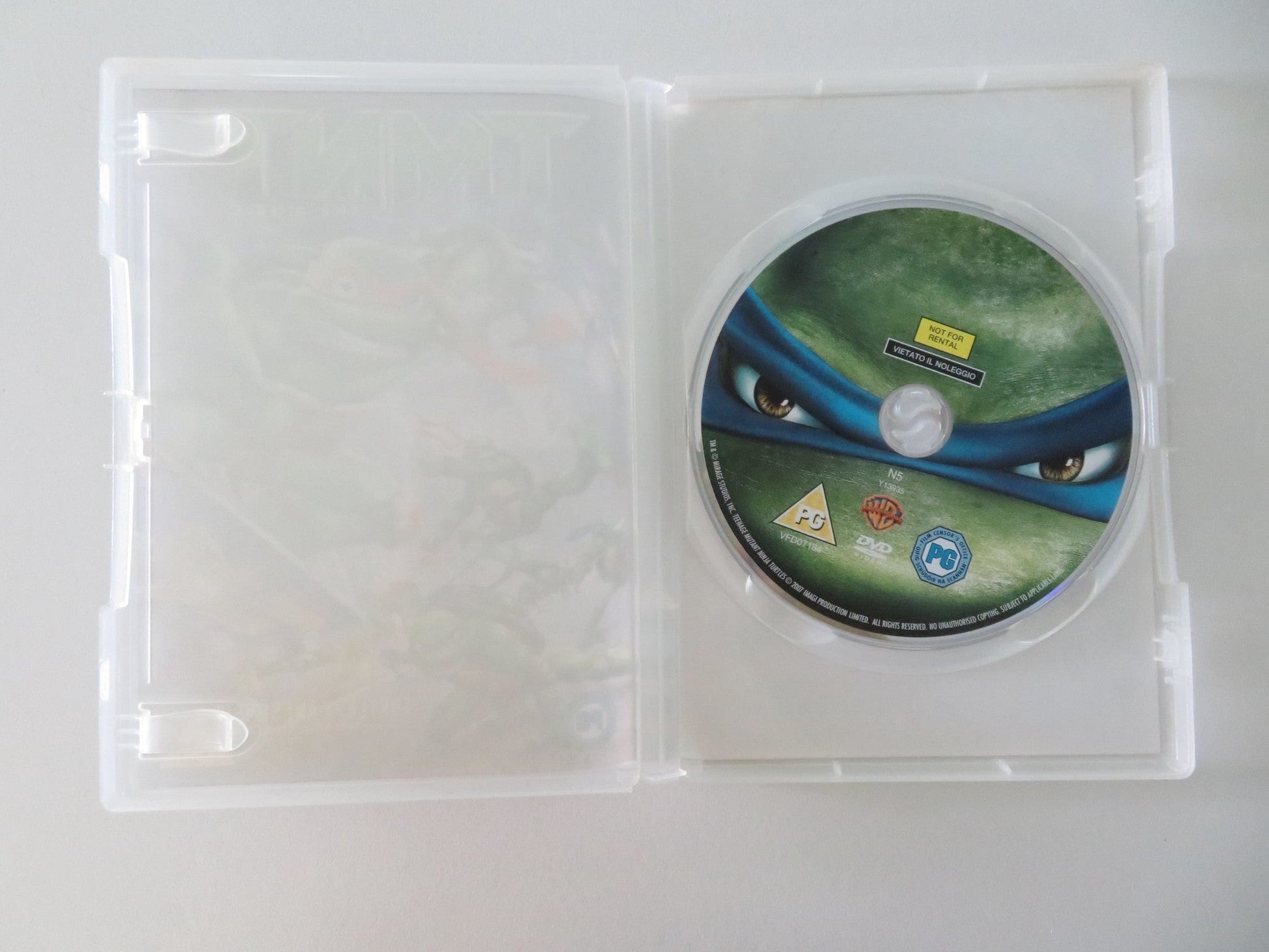 TMNT THE MOVIE (DVD) CHRIS PRATT SARAH MICHELLE GELLAR 2007 REGION 2 Movie posters