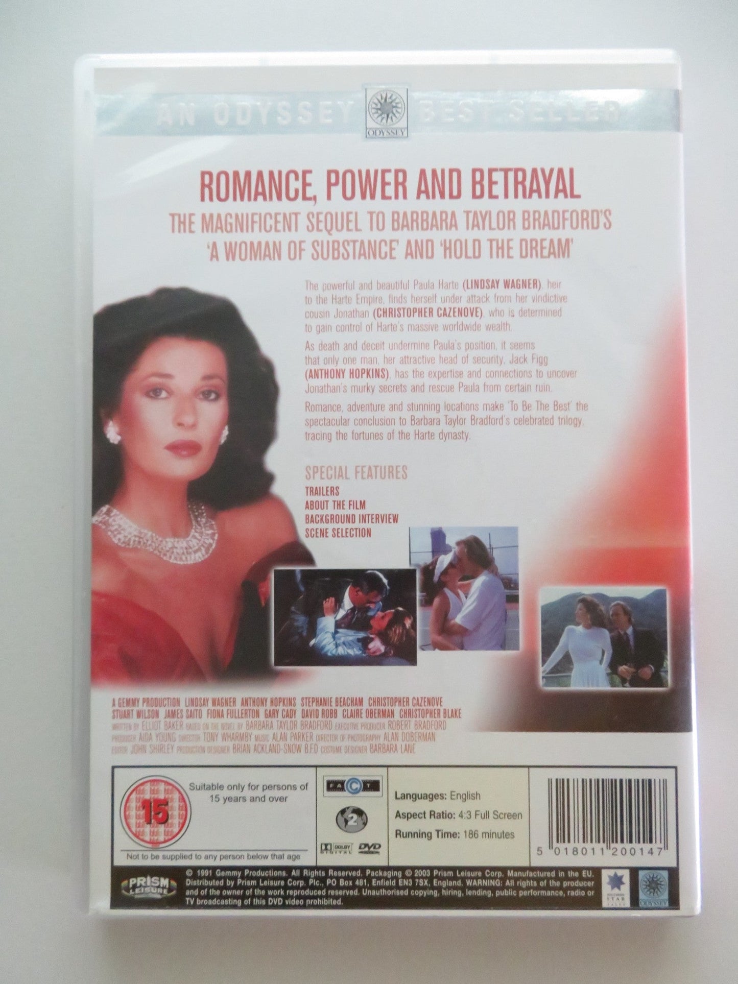 TO BE THE BEST (DVD) ANTHONY HOPKINS BARBARA TAYLOR BRADFORD 1991 REGION 2 Movie posters