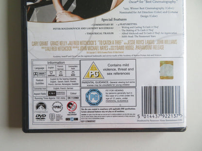 TO CATCH A THIEF - B (DVD) CARY GRANT GRACE KELLY 1955 REGION 2 Movie posters