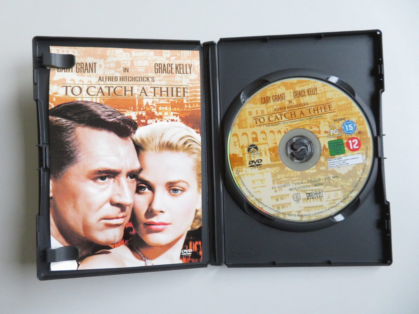 TO CATCH A THIEF (DVD) CARY GRANT GRACE KELLY 1955 REGION 2 - Rendezvous Cinema
