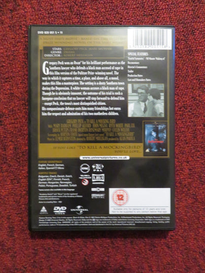 TO KILL A MOCKINGBIRD (DVD) GREGORY PECK ROBERT DUVALL 1962 REGION 2, 4 Rendezvous Cinema Movie posters