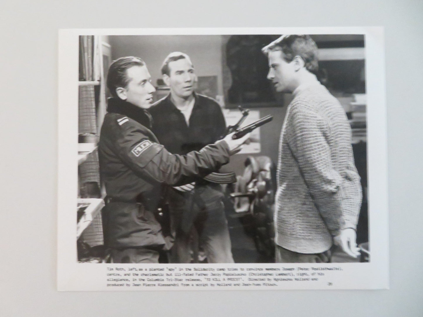 TO KILL A PRIEST MOVIE STILL PHOTO LOT OF 5 CHRISTOPHER LAMBERT TIM ROTH 1988 Movie posters