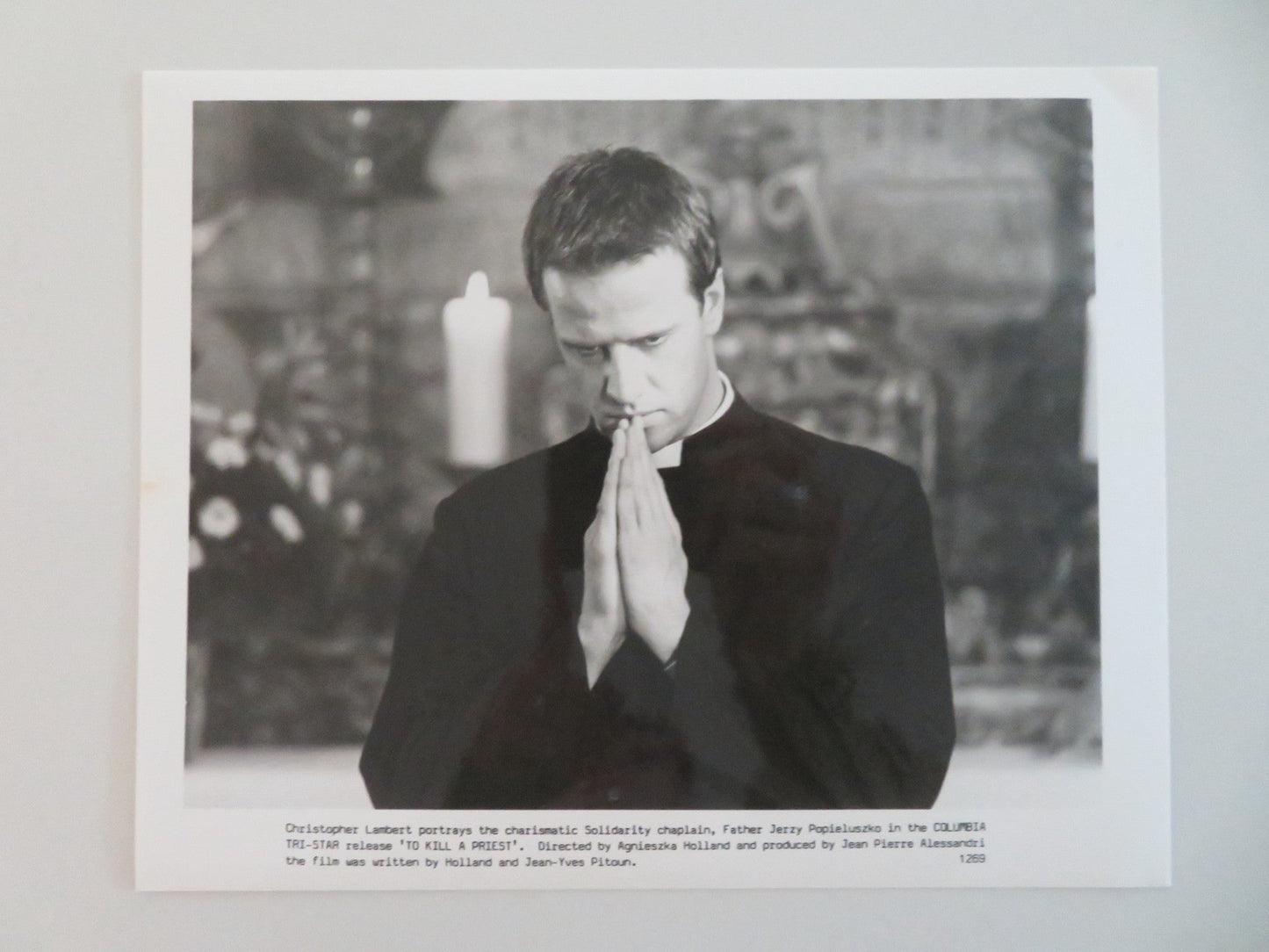 TO KILL A PRIEST MOVIE STILL PHOTO LOT OF 5 CHRISTOPHER LAMBERT TIM ROTH 1988 Movie posters