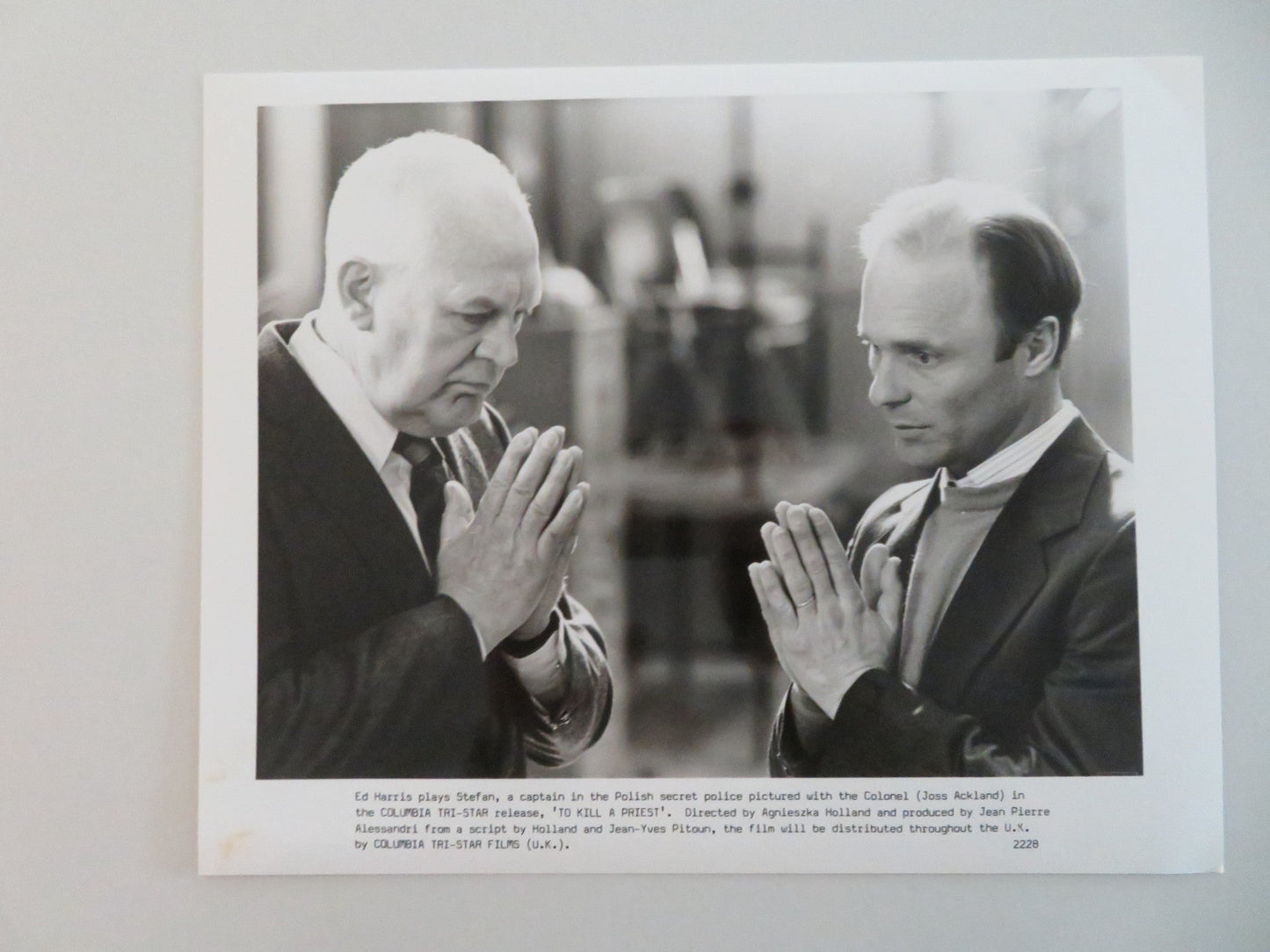 TO KILL A PRIEST MOVIE STILL PHOTO LOT OF 5 CHRISTOPHER LAMBERT TIM ROTH 1988 Movie posters