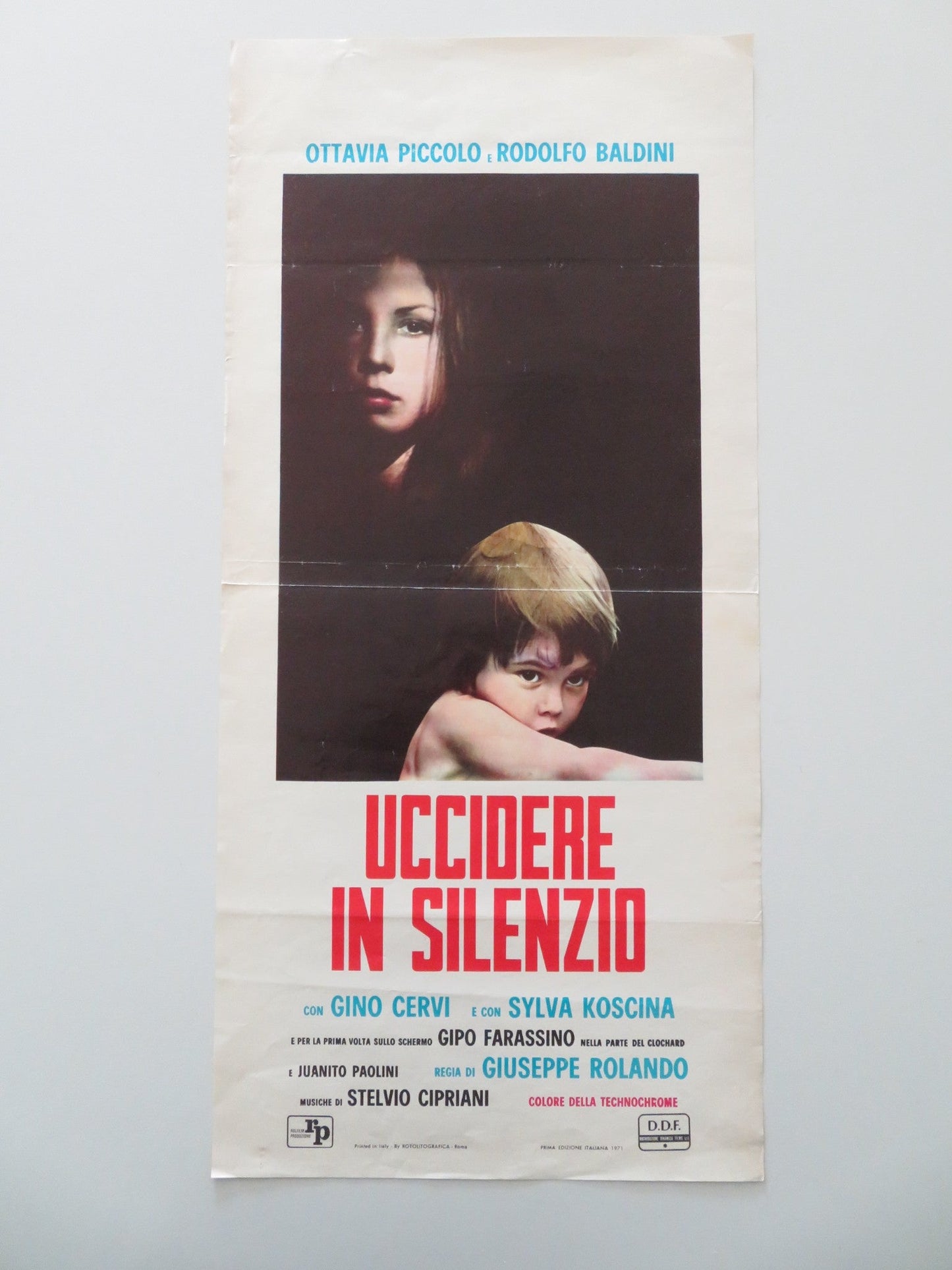 TO KILL IN SILENCE ITALIAN LOCANDINA POSTER OCTTAVIA SYLVA KOSCINA 1972 Movie posters